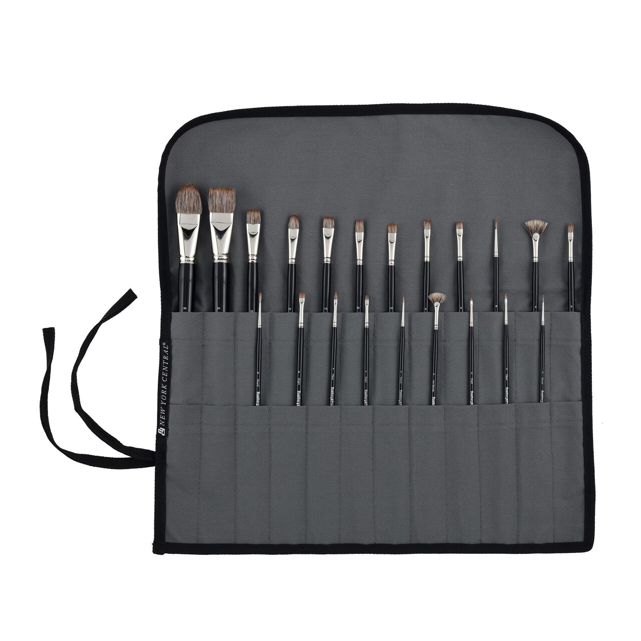 Creative Mark Hamburg Premiere Professional Oil Painting Brushes - Assorted Set of 21 Oil Paint Brush - Handmade in Germany, Natural & Synthetic Hair Blend, Long Triple-Lacquered Birch Handle